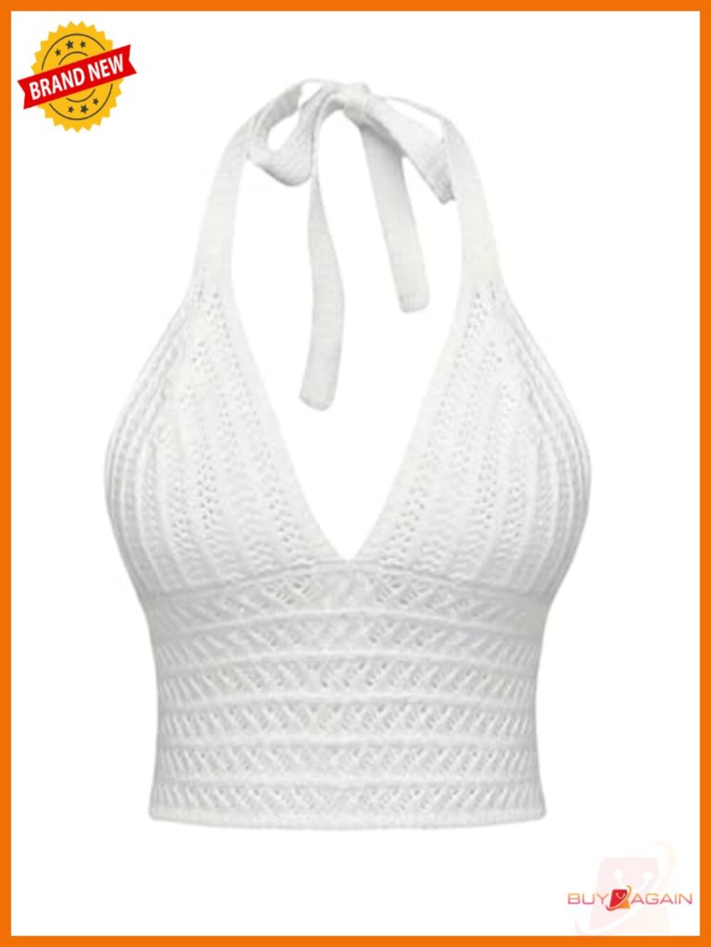Crochet Halter Top Going Out Y2K Boho Festival Cowgirl Crop Top